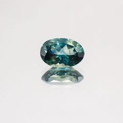 モンタナサファイア アメリカ産 ルース 0.78ct[20129306]6.5×4.5mm前後