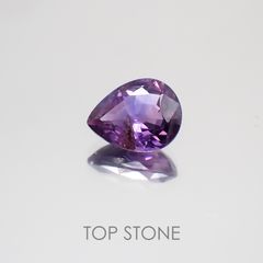 バイオレットサファイア(宝石名バイオレット・サファイア)マダガスカル産 1.40ct 識別済[220717080]7.9x6.2mm前後