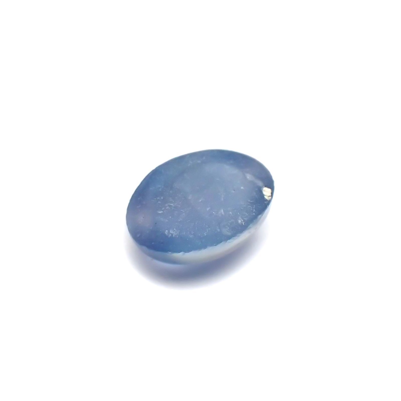 アパタイトキャッツアイ(宝石名ブルー・アパタイト・キャッツアイ)マダガスカル産 1.486ct ソ付(彩珠)[231124144]7.6x6mm前後