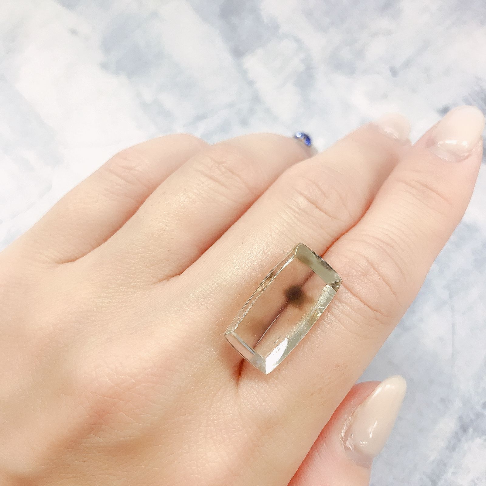 ダルメシアンクォーツ ブラジル産 11.76ct[220616095]21x11mm前後