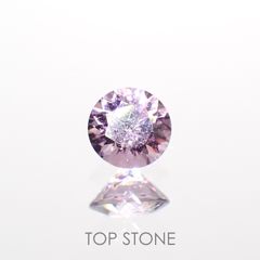 ラベンダーピンクスピネル(宝石名スピネル)ビルマ/マダガスカル産 0.22ct 識別済[220114543]3.6x3.6mm前後