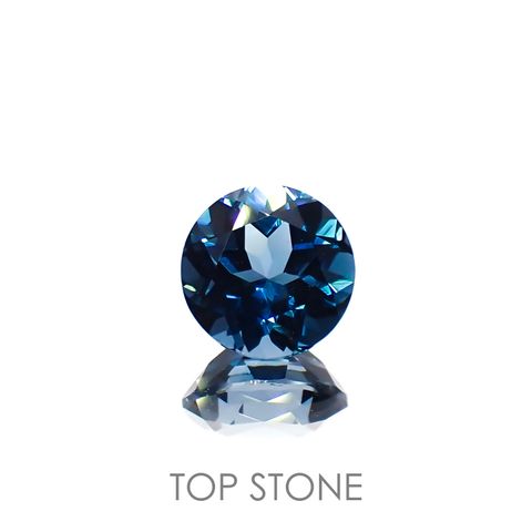ロンドンブルートパーズ ブラジル産 1.68ct[221219297]7x7mm前後