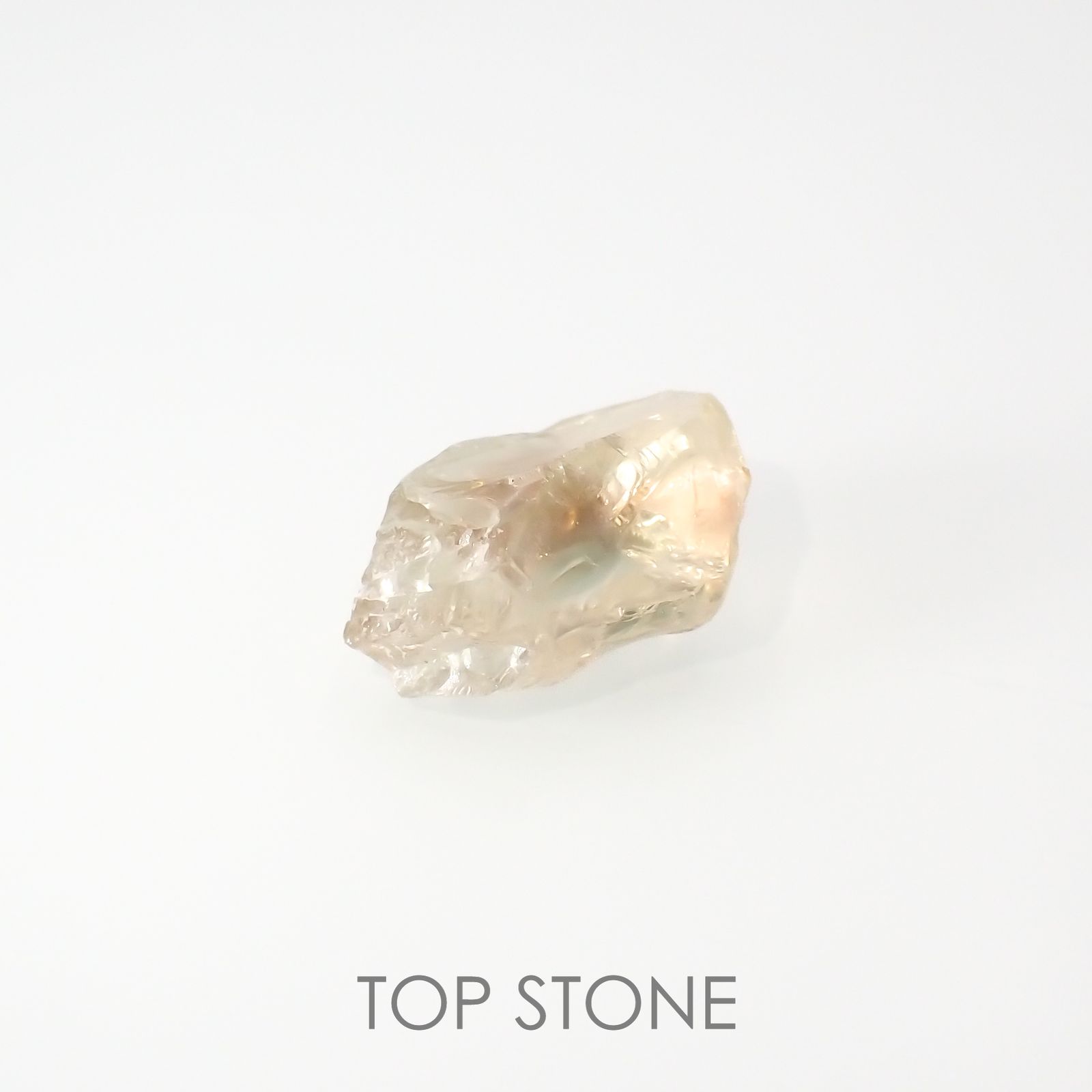 オレゴンサンストーン原石 アメリカ・オレゴン州産 3.86ct[230220417]13x9.7mm前後