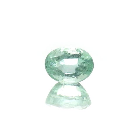 パステルカラーエメラルド コロンビア/ブラジル産 0.53ct [250817232]5.7x4.3mm前後