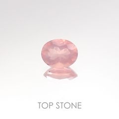 ディープローズクォーツ モザンビーク産 ルース 0.44ct[20106461]5.7×4.6mm前後