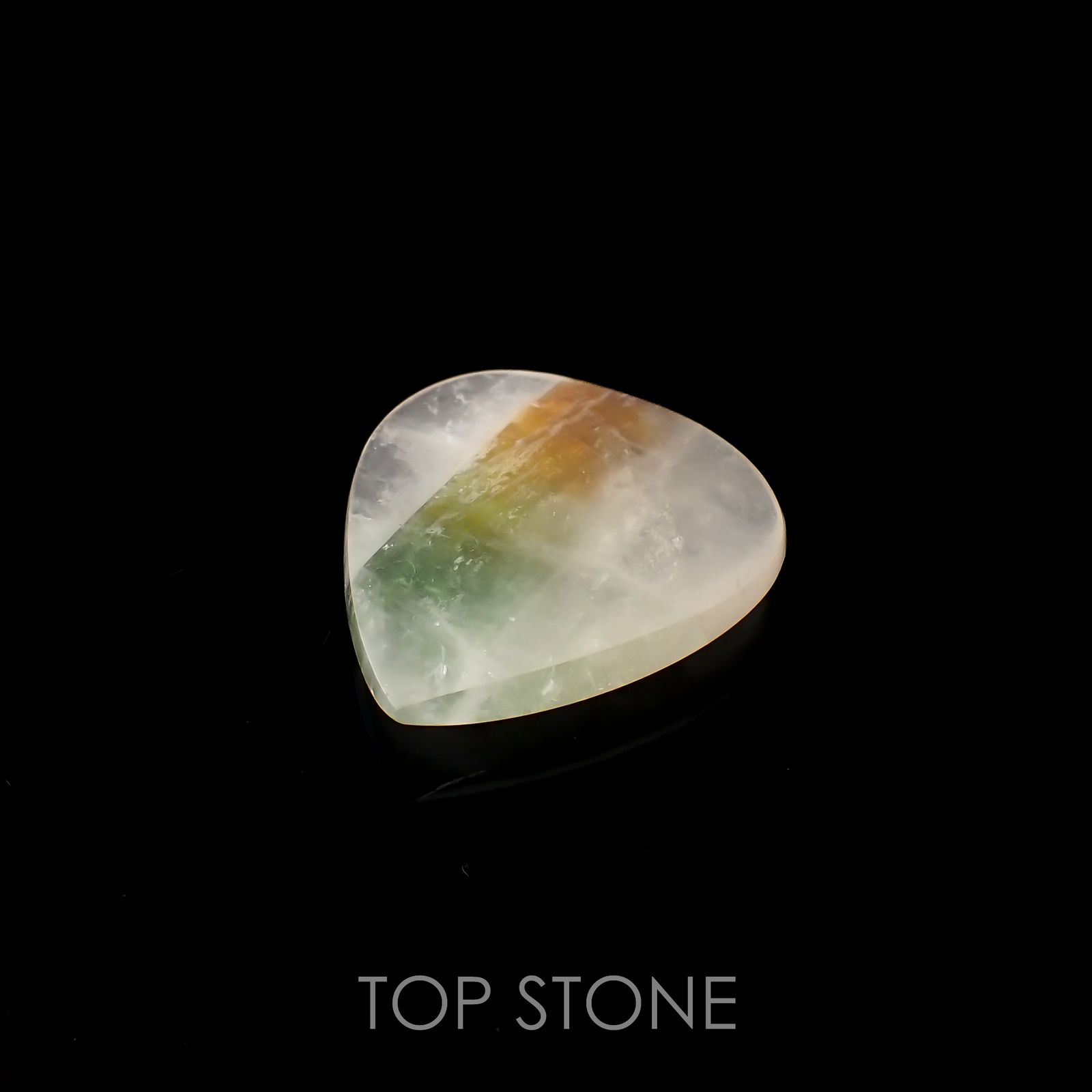 ミラクルトルマリンインクォーツ(宝石名トルマリネーテッド・クォーツ)ブラジル産 29.60ct 識別済[220917720]27x25.6mm前後