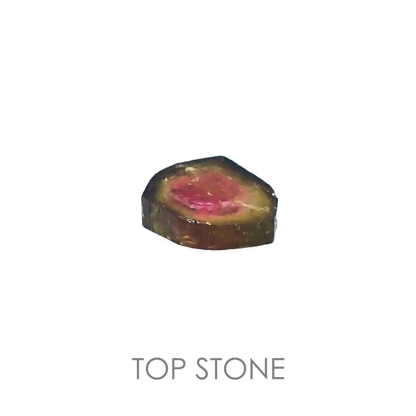 ウォーターメロントルマリン ブラジル産 原石・結晶 2.8ct[20095318]10.6×8.7mm前後
