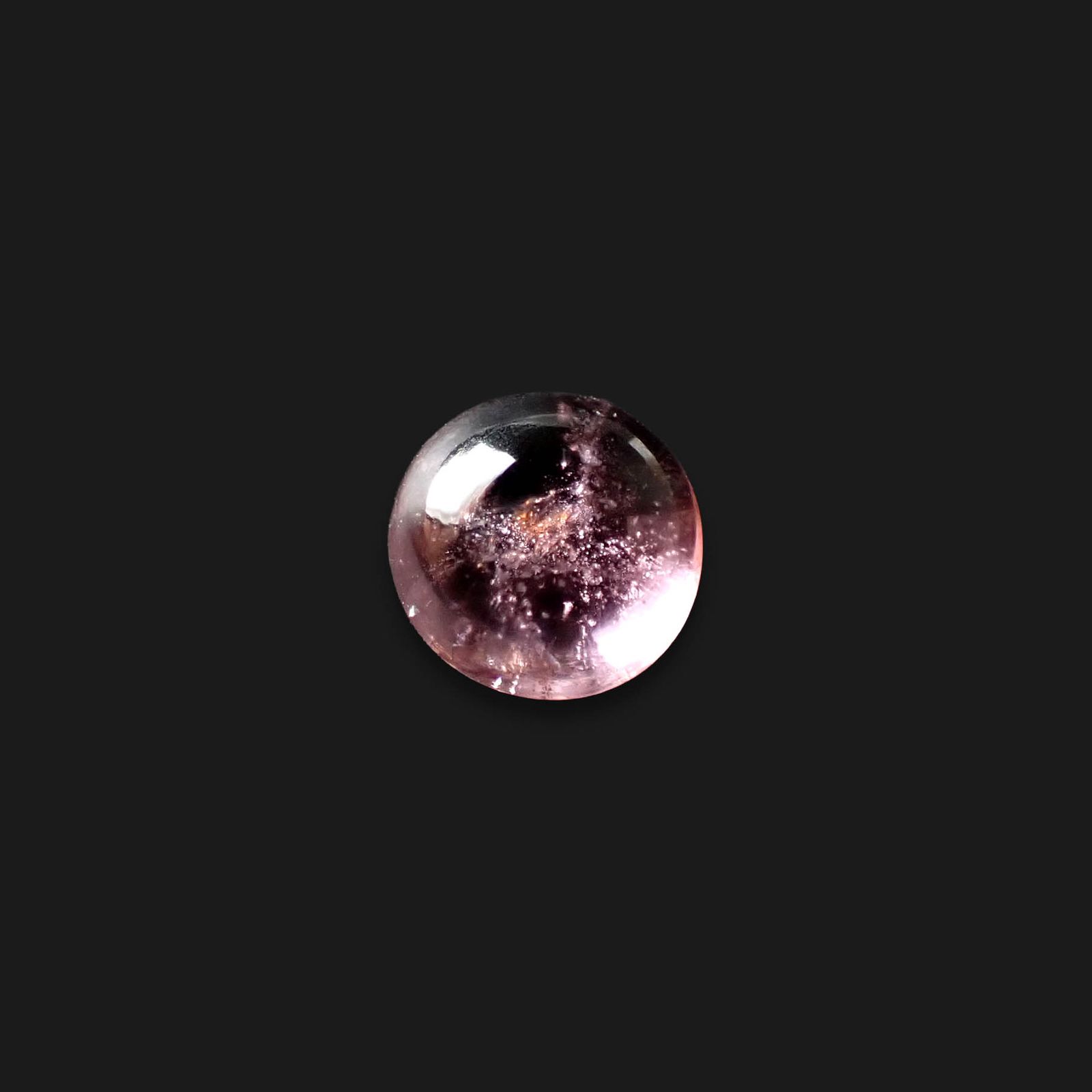 ピンクスピネル(宝石名スピネル)ビルマ産 1.23ct 識別済[250530340]6.3x6.3mm前後