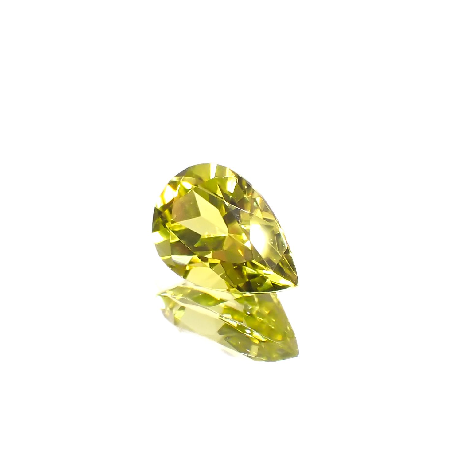 カナリートルマリン ザンビア・カナリー鉱山産 0.86ct[230823134]8x5.1mm前後