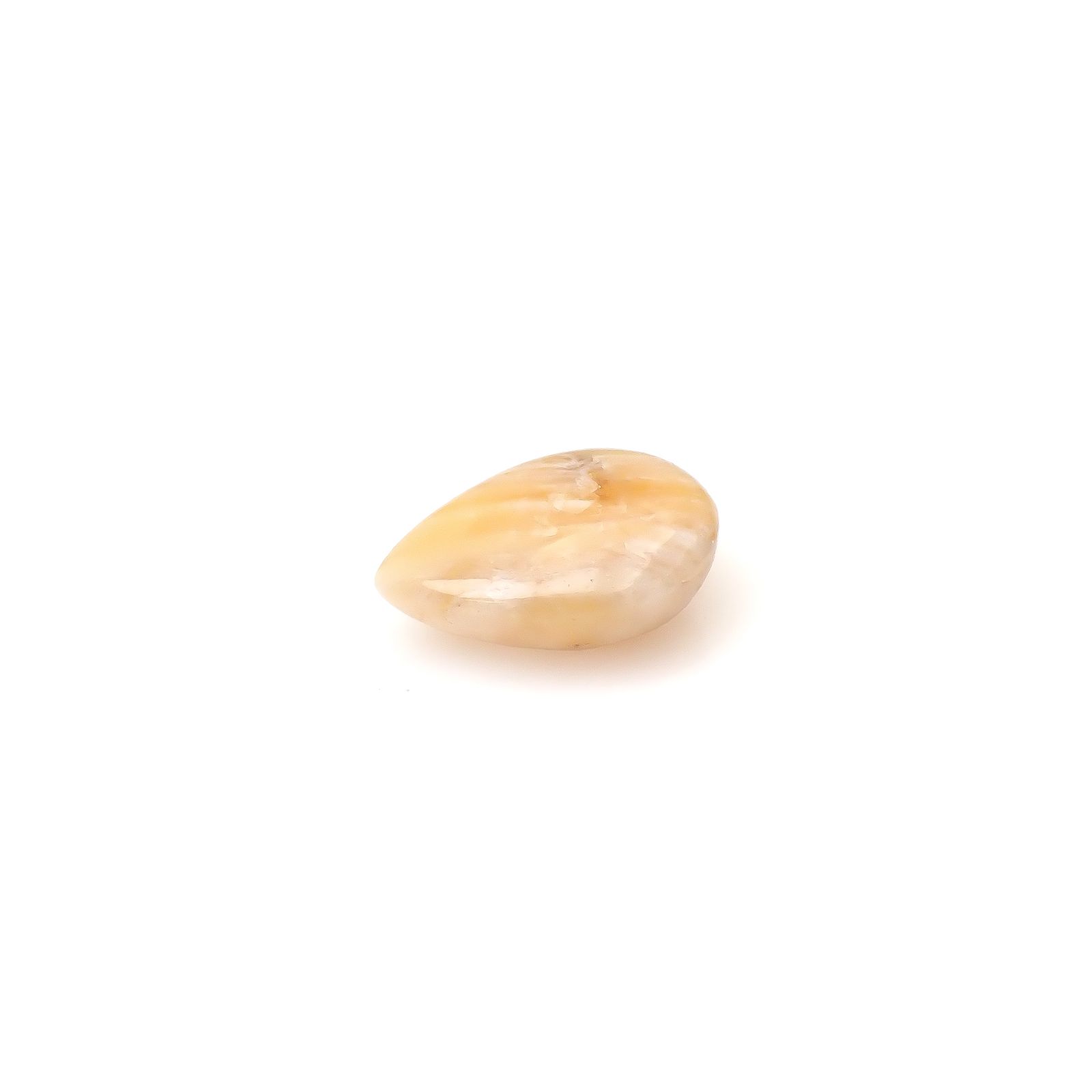 北海道石(北海道オパール) 北海道河東郡鹿追町然別産 6.93ct [250530381]16.9x11.7mm前後