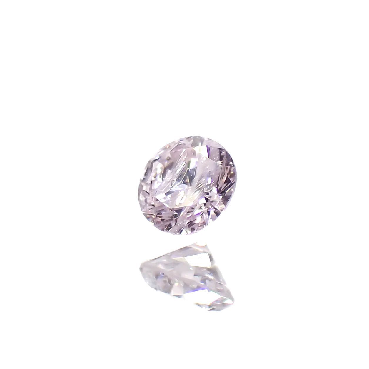 ピンクダイヤモンド(宝石名ダイアモンド I-2/LIGHT PURPLE PINK