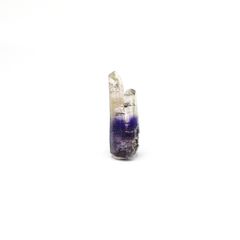 バイカラータンザナイト 原石(宝石名バイカラー・ゾイサイト)タンザニア産 12.250ct ソ付(彩珠)[231023844]22.8x8.3mm前後
