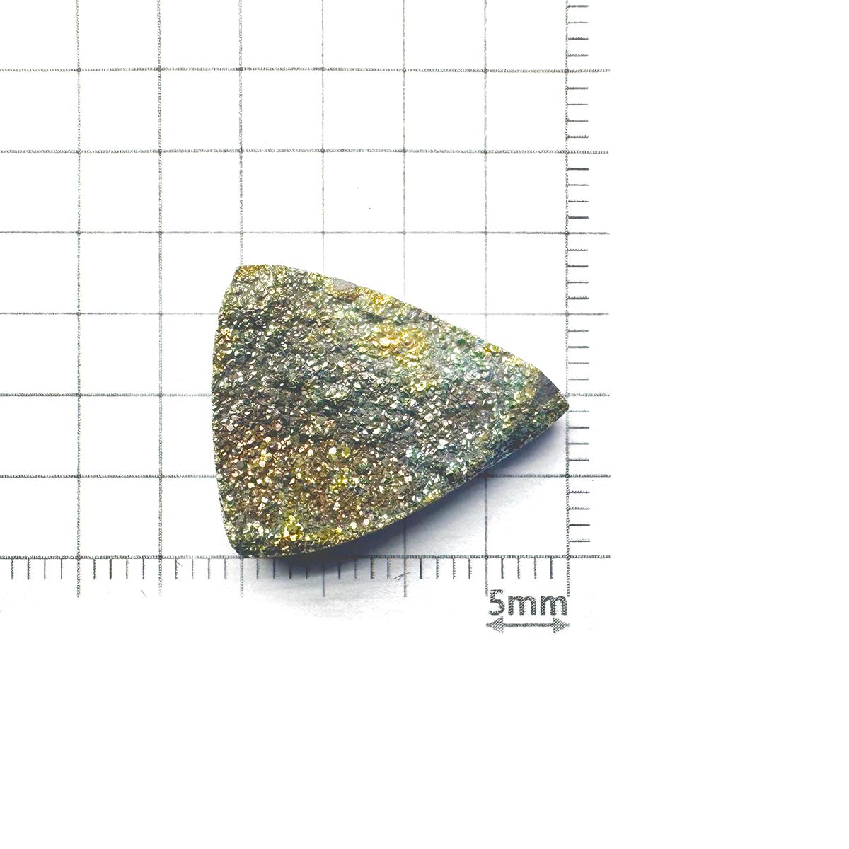 レインボーパイライト 原石 ロシア産 10.91ct[240527466]20.8x16.9mm前後