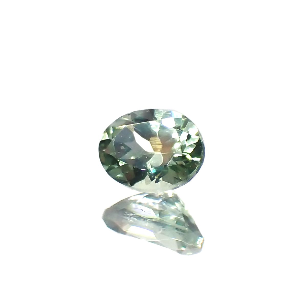 モンタナサファイア(宝石名サファイア)アメリカ・モンタナ州産 0.20ct 識別済[230321276]3.8x2.9mm前後
