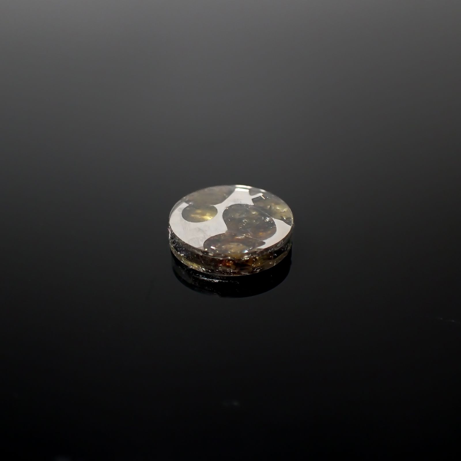 パラサイト隕石Sericho トリプレット 発見地:ケニア 4.87ct[240125712]12.1x12mm前後