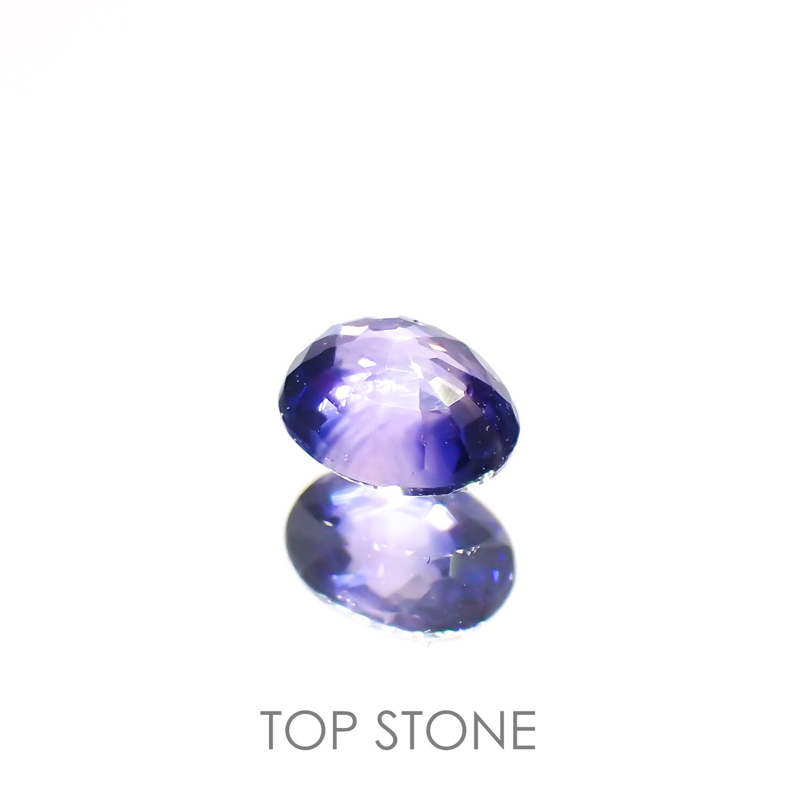 バイカラーサファイア(宝石名サファイア)タンザニア産 0.27ct 識別済[220616190]4x3mm前後