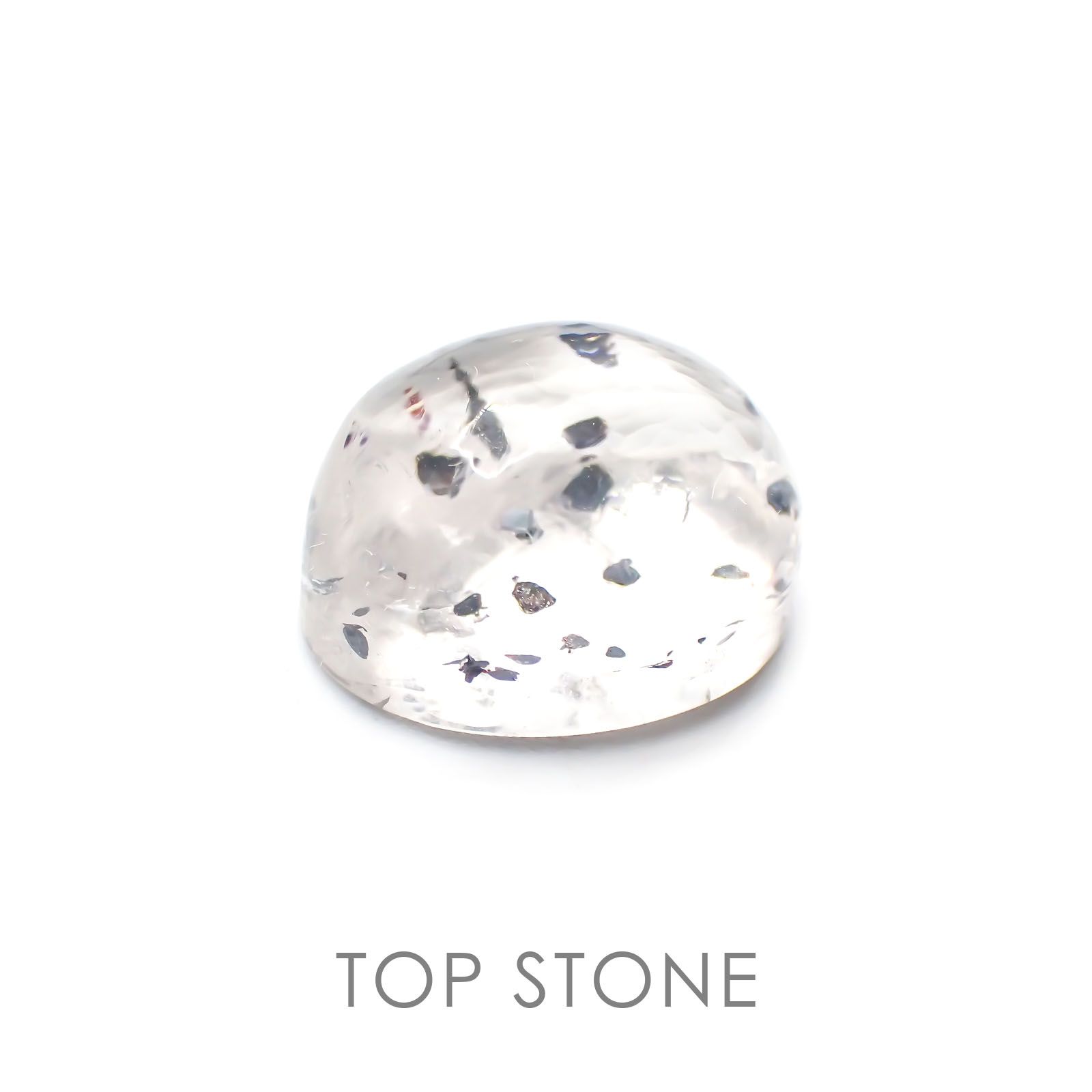 ヘマタイトインクォーツ 中国産 ルース 12.26ct[20127998]15×12.2mm前後