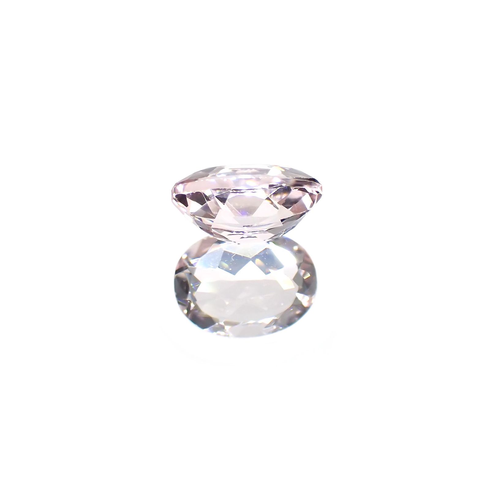モルガナイト(宝石名モルガナイト)ナイジェリア産 1.20ct 識別済[220114008]8.2x6.2mm前後