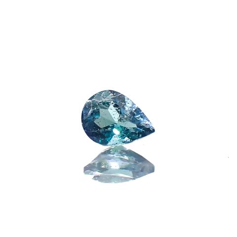 ブルーグリーンコーネルピン(宝石名ブルーグリーン・コーネルピン)タンザニア産 0.14ct 識別済[240527675]3.9x2.9mm前後
