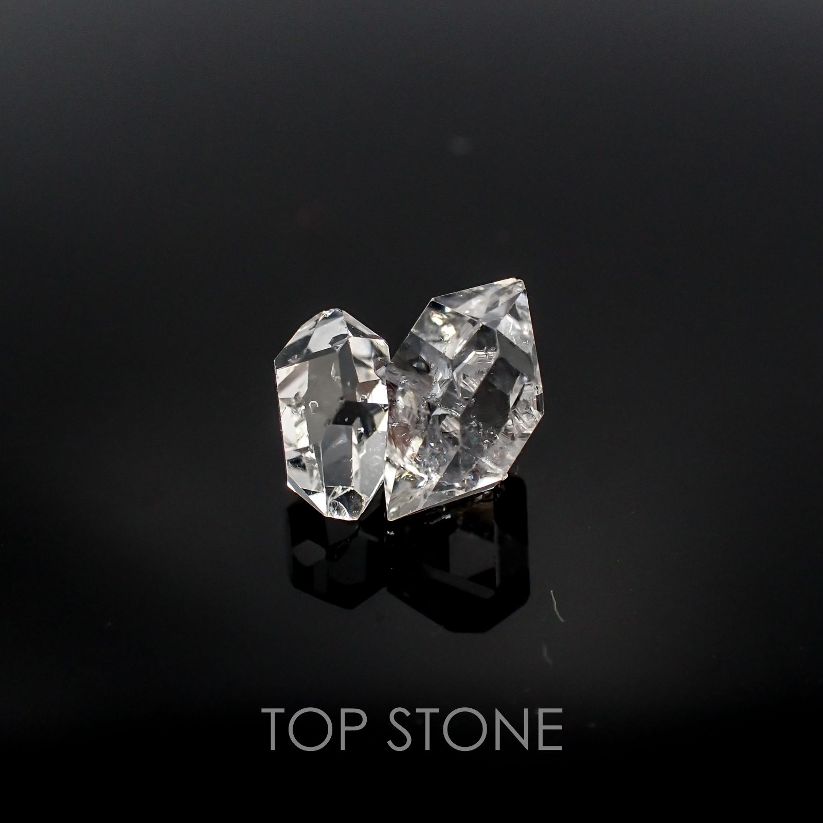 ハーキマーダイヤモンド アメリカ産 原石・結晶 3ct[20127563]10.7×9.9mm前後