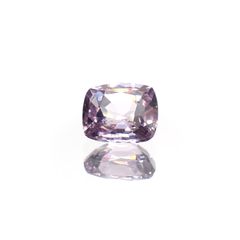 パープルスピネル(宝石名スピネル)ビルマ産 識別済 0.80ct / 6.1x5.4mm前後 [231124306]