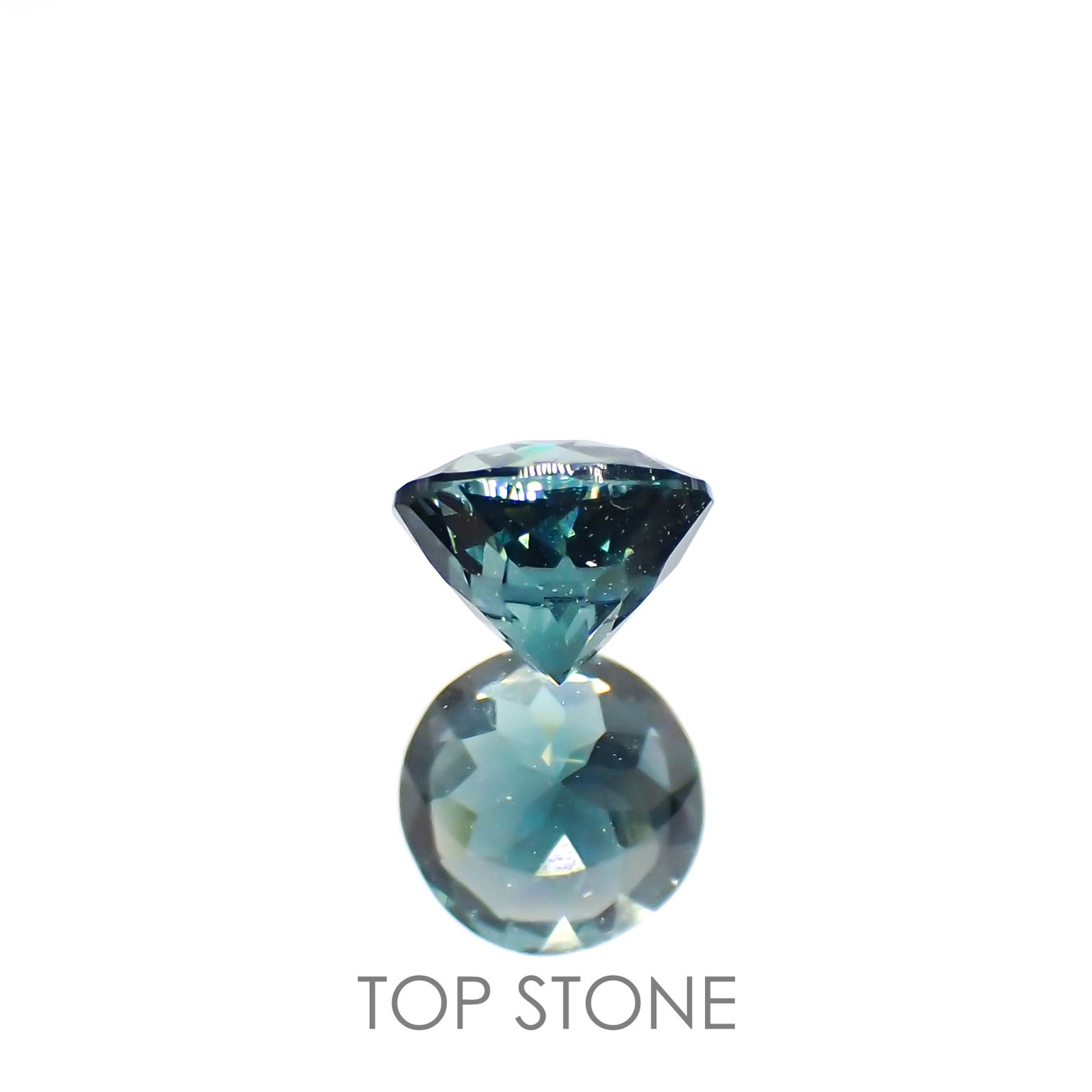 ブルートルマリン(宝石名トルマリン)アフガニスタン産 0.52ct 識別済[220515845]4.8x4.7mm前後