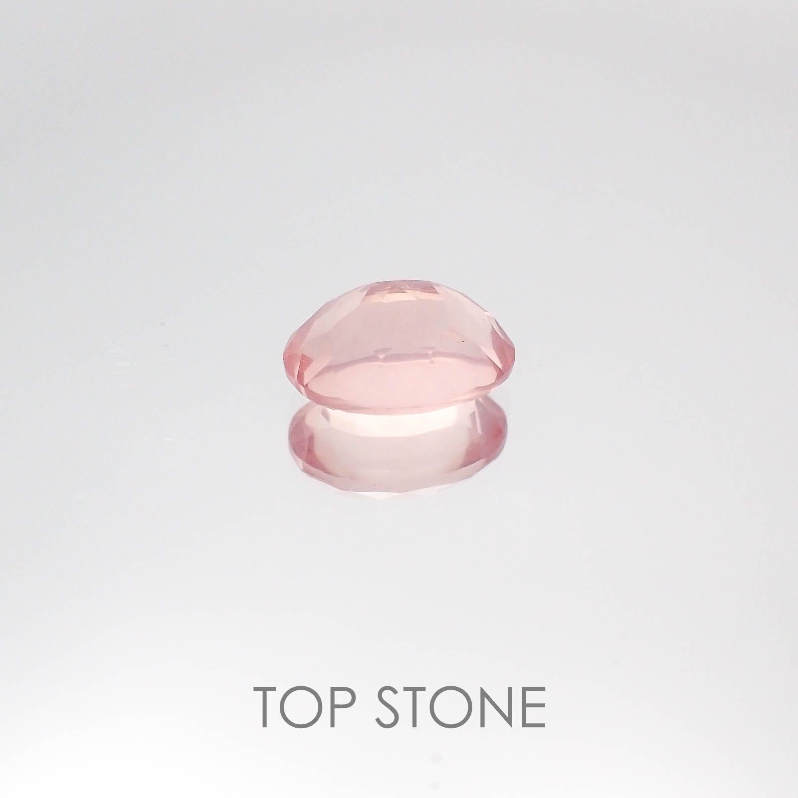 ディープローズクォーツ モザンビーク産 ルース 1.38ct[20084632]8.4×6mm前後