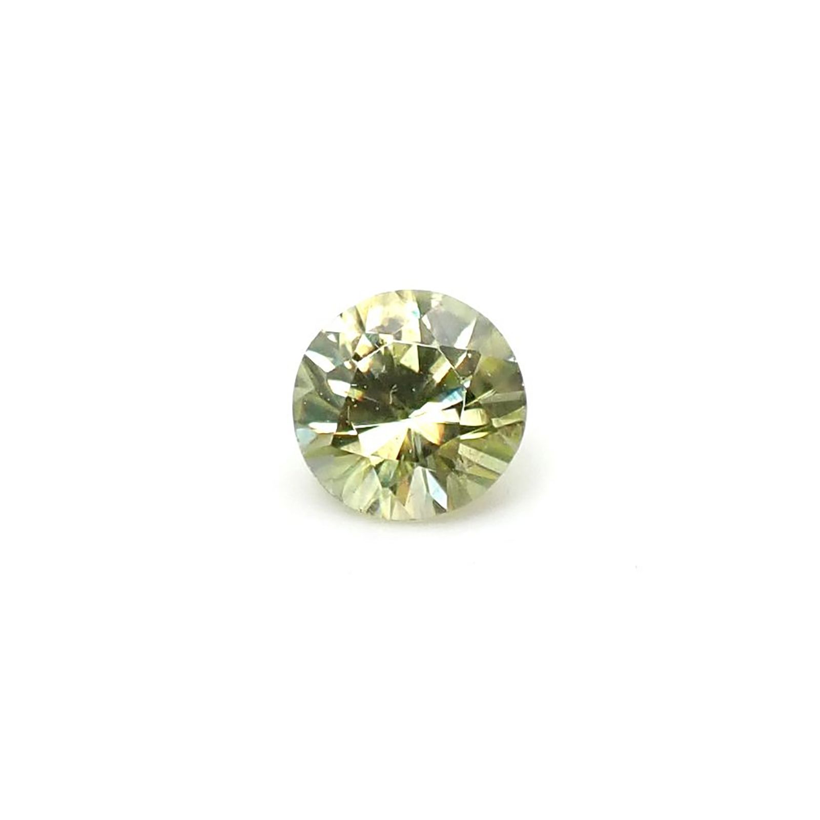 スフェーン(宝石名スフェーン)マダガスカル産 識別済 0.35ct / 4.4x4.4mm前後 [251231364]