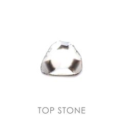 トラピッチェスライスダイヤモンド 南アフリカ産 原石・結晶 0.17ct[20106578]6.1×5.2mm前後