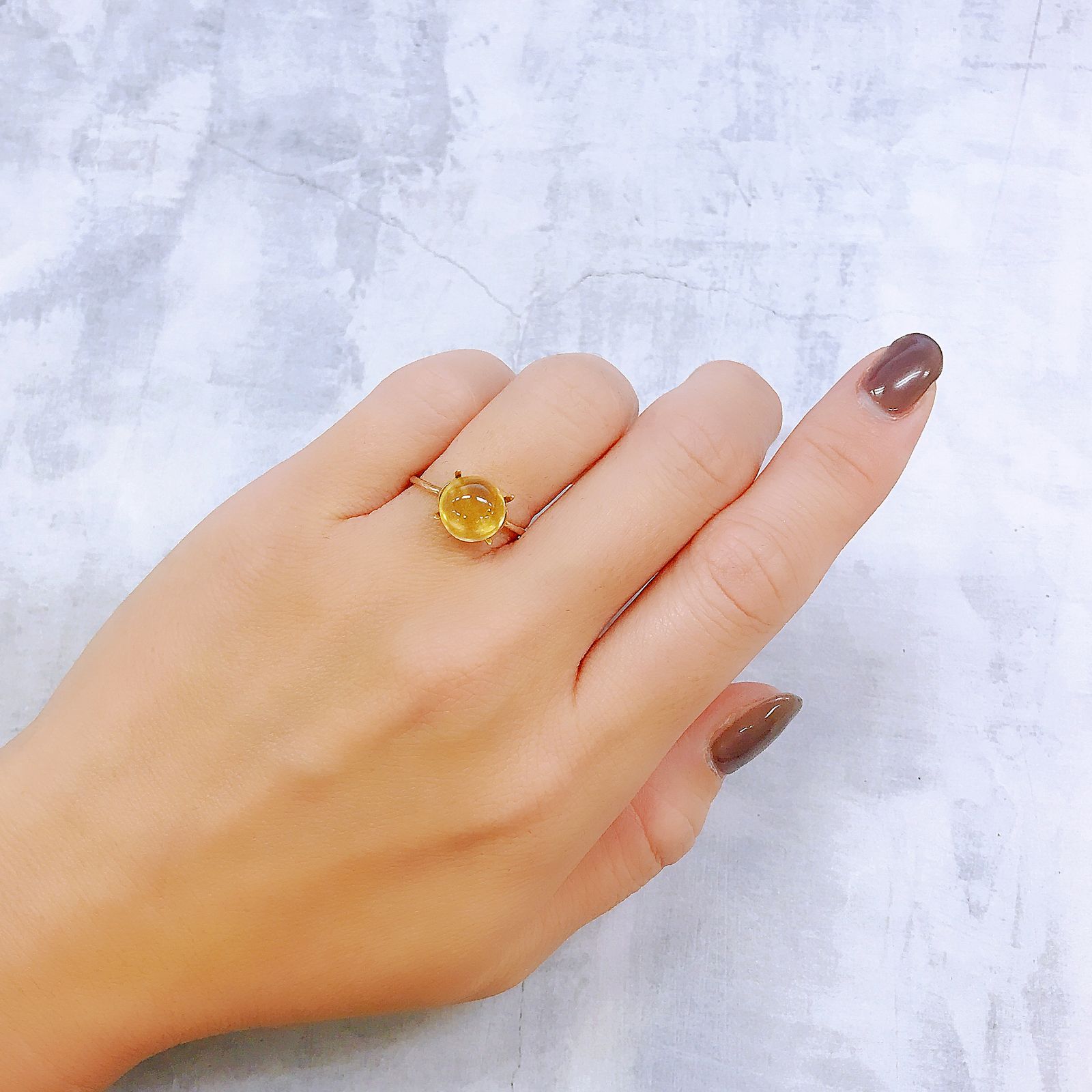 イエローベリルキャッツアイ(宝石名イエロー・ベリル キャッツアイ)ブラジル産 2.68ct 識別済[220917876]9x9mm前後
