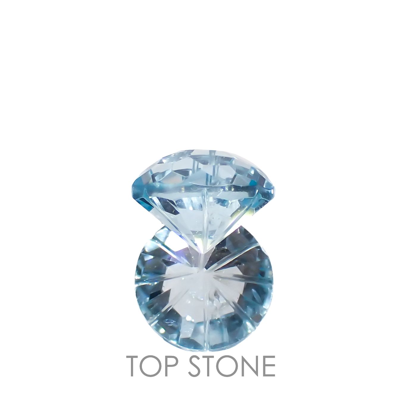 ◇カスタムカット◇ブルートパーズ ブラジル産 1.73ct[221219356]7x7mm前後