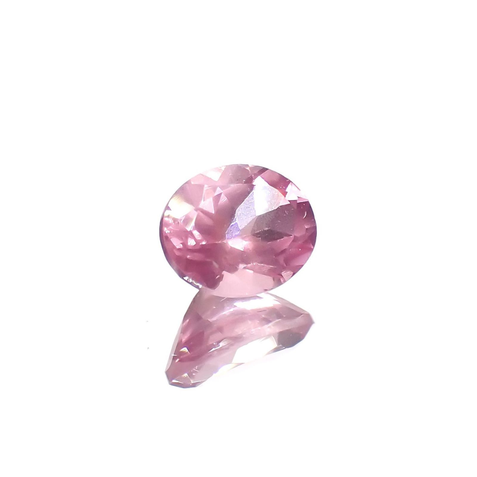 シルキーピンクスピネル タンザニア産 0.44ct [230421570]4.9x4mm前後