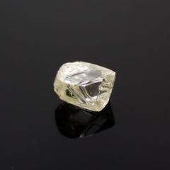 ソーヤブルダイヤモンド 原石(成長丘あり/Growth Hillock) ※通し穴あり(宝石名ダイアモンド) 0.31ct 識別済[230923452]4.3x4.1mm前後