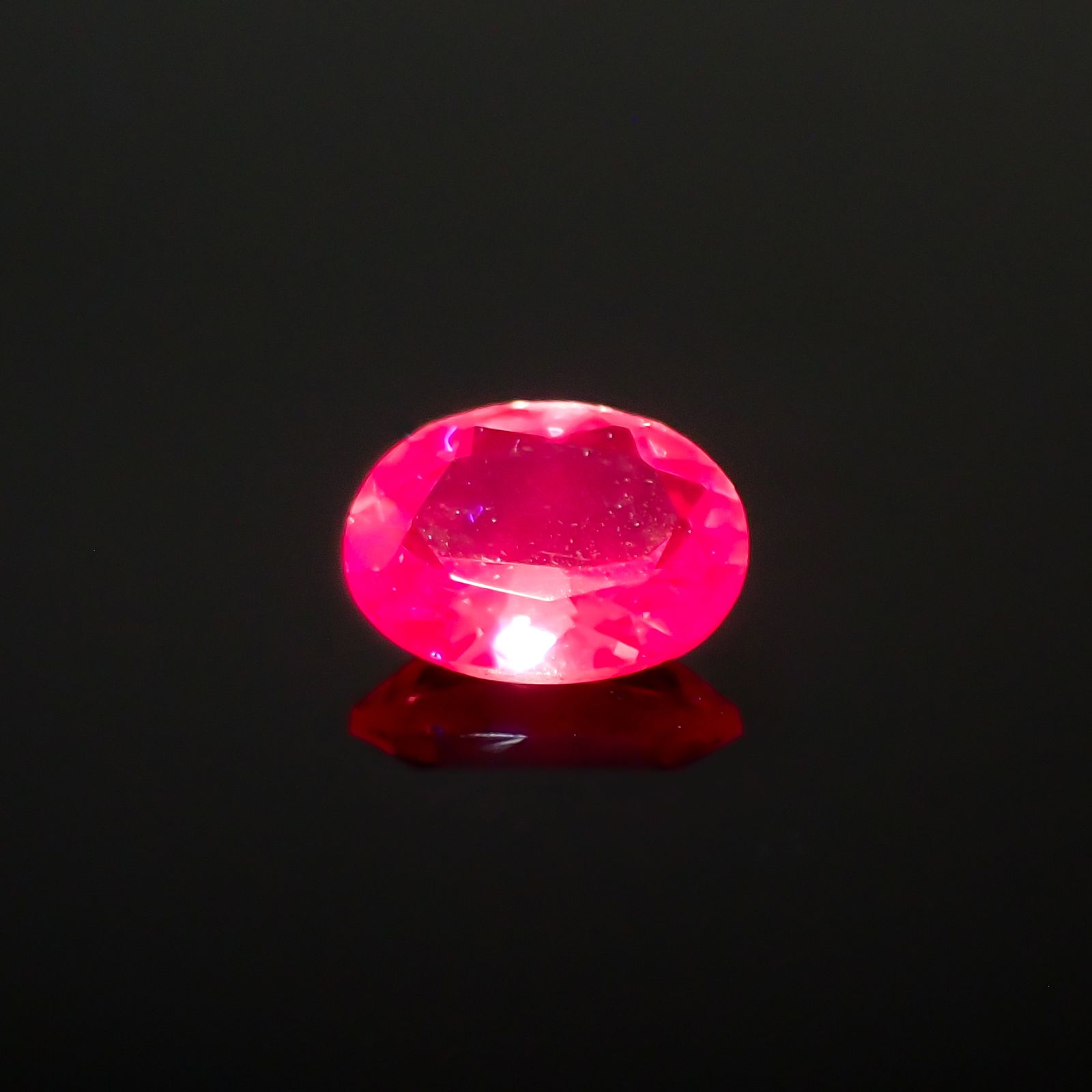 ピンクスピネル パパラチャカラー タンザニア産 0.16ct[230421853]4x3mm前後