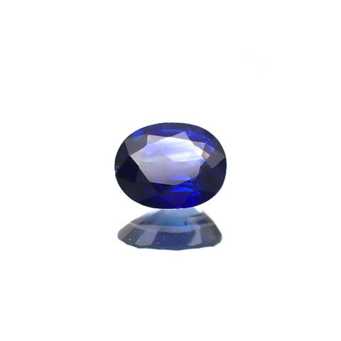 サファイア(宝石名サファイア)スリランカ/マダガスカル産 識別済 0.68ct / 5.9x4.8mm前後 [260817645]