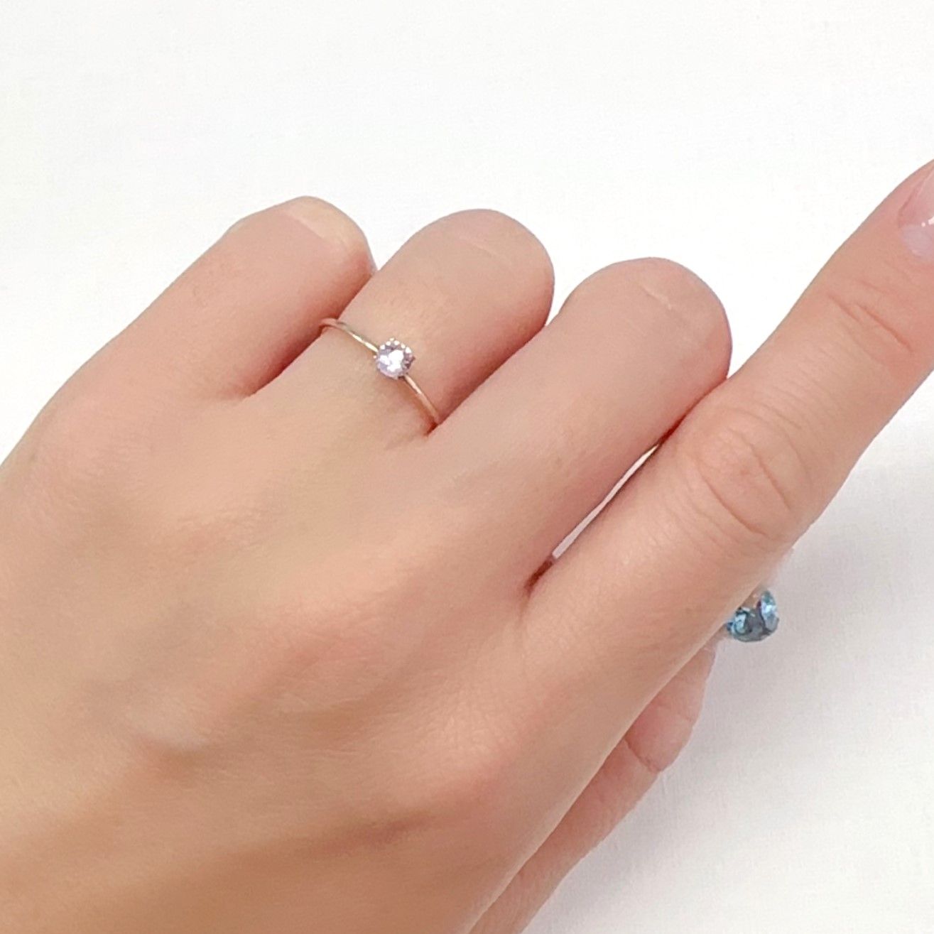 ピンクサファイア(宝石名サファイア)スリランカ/マダガスカル産 0.23ct 識別済[240226309]3.9x3.5mm前後