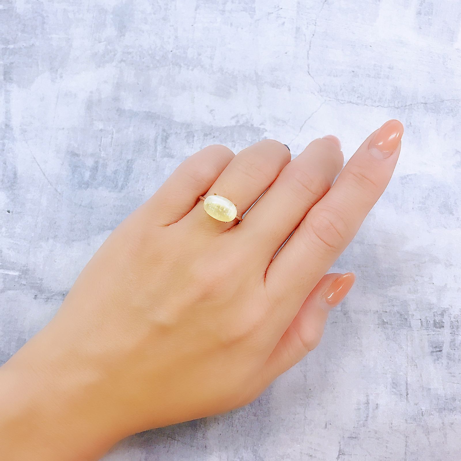 オパールキャッツアイ ブラジル・バイーア州産 3.06ct[220917861]12.1x8.1mm前後