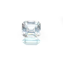 アンブリゴナイト/モンテブラサイト(宝石名モンテブラサイト)マダガスカル産 ソ付(日独) 1.146ct / 6.5x5.8mm前後 [231124100]