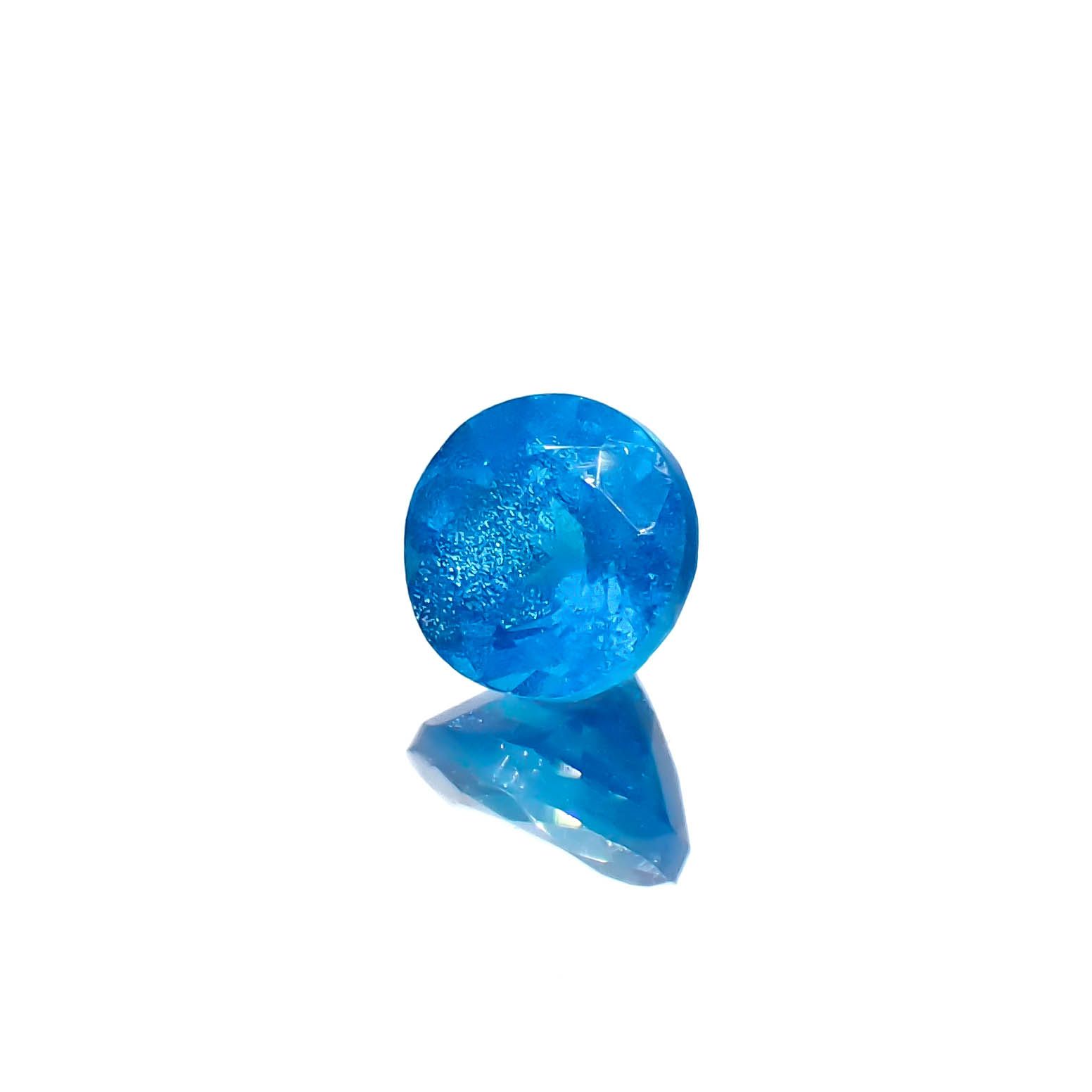 ネオンブルーアパタイト マダガスカル産 0.60ct[240628091]5x5mm前後
