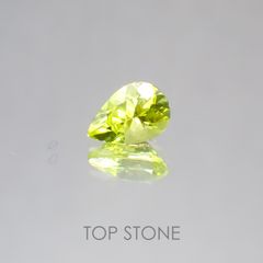 パロットクリソベリル インド産 ルース 0.46ct[20128557]5.8×3.9mm前後