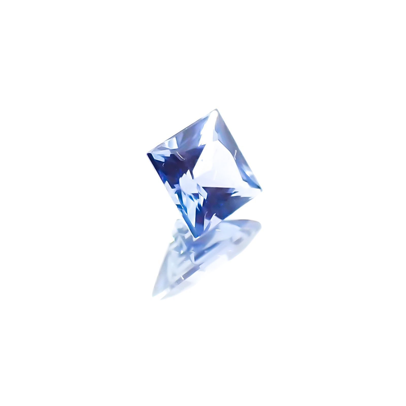 ◇プリンセスカット◇サファイア(宝石名サファイア)スリランカ産 0.21ct 識別済[231124233]3.2x3.2mm前後