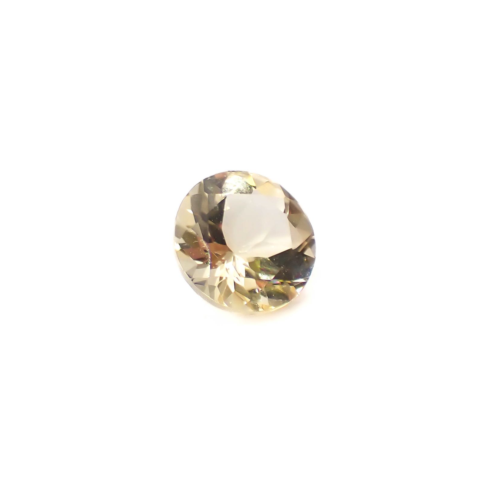 イエローベリル(宝石名イエロー・ベリル)ブラジル産 1.25ct 識別済[250329987]7.1x7.1mm前後