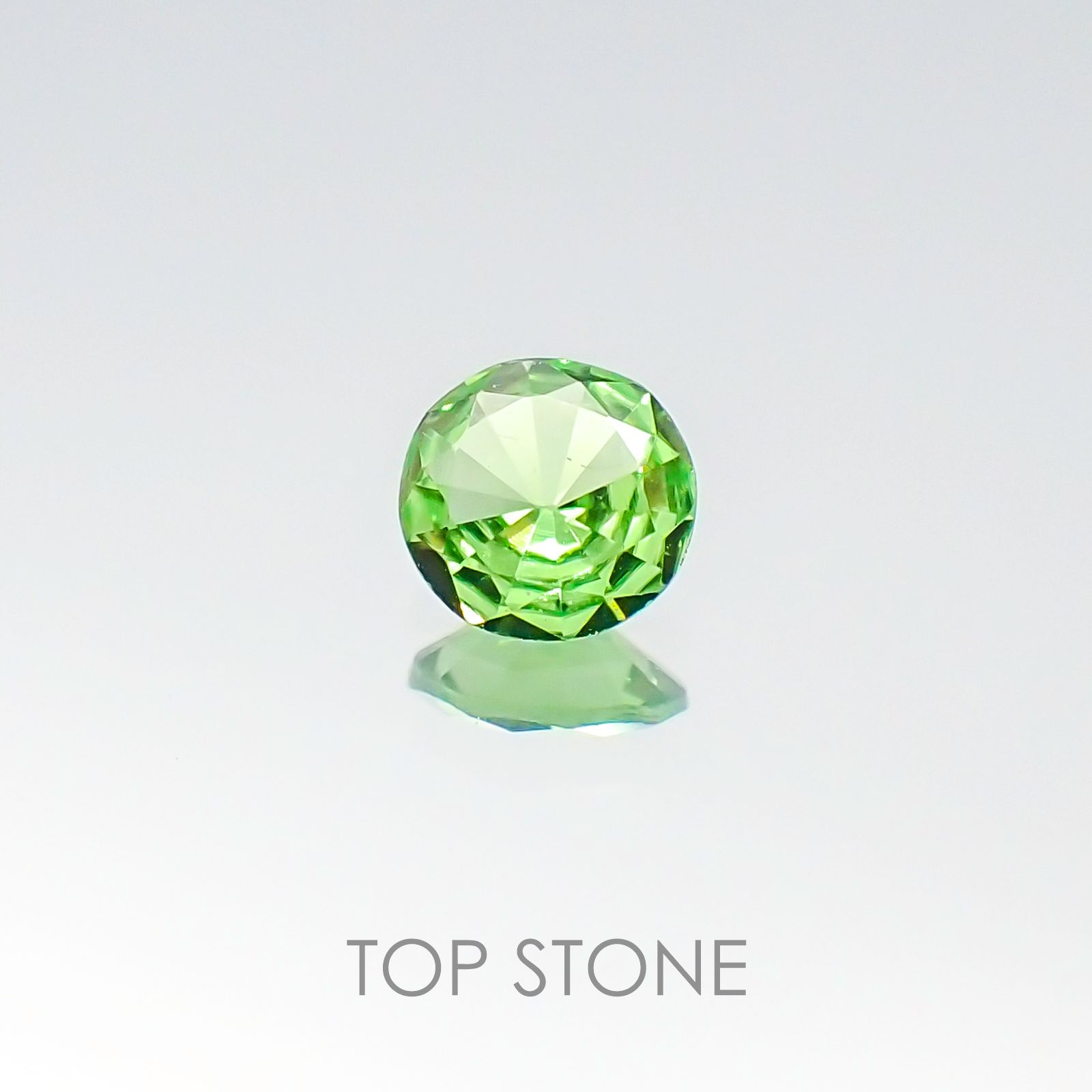 ミントガーネット ケニア産 ルース 0.2ct[20096103]3.9×3.9mm前後