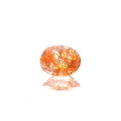イリュージョンサンストーン(宝石名フェルドスパー) タンザニア産 1.03ct 識別済[250812299]7.7×5.9mm前後