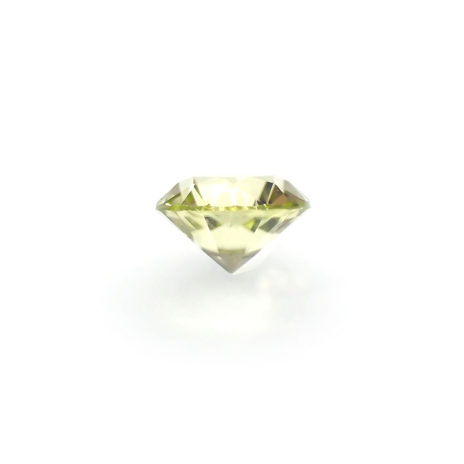 パラサイティックペリドット(宝石名ペリドット)採取地：ロシア 0.084ct 識別済[220616229]2.7x2.7mm前後