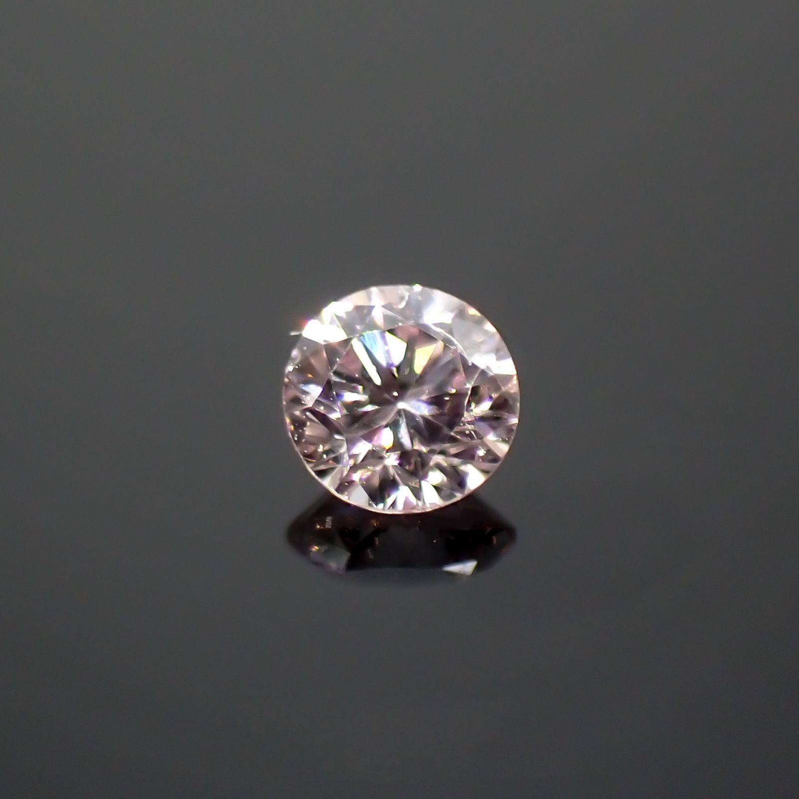 ピンクダイヤモンド(宝石名ダイヤモンド) SI-1 / LIGHT PINK 0.046ct ソ付(CGL)[210812233]2.1×2.2mm前後