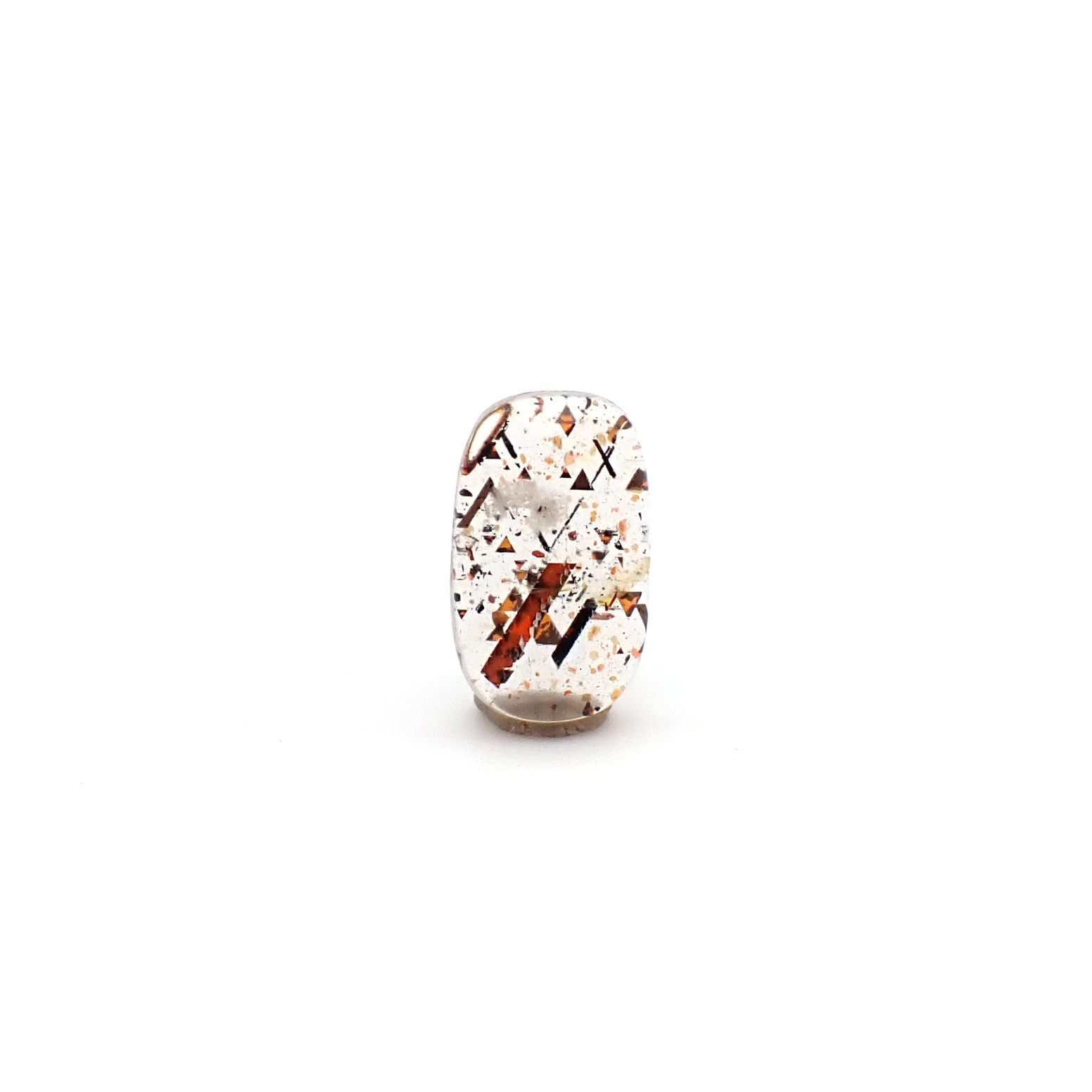 レインボーラティスサンストーン オーストラリア産 1.17ct / 9.3x5.7mm前後 [260632529]
