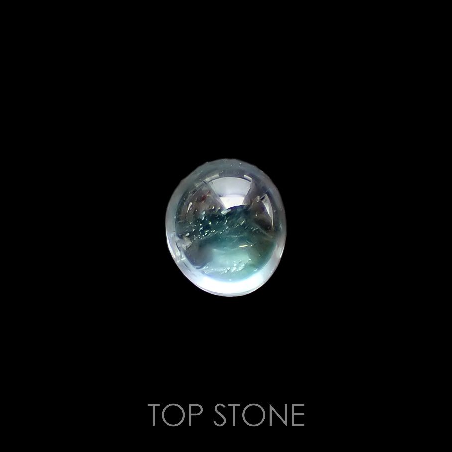 ブルーコーネルピン(宝石名コーネルピン)タンザニア産 0.33ct 識別済[220616292]4.3x3.8mm前後