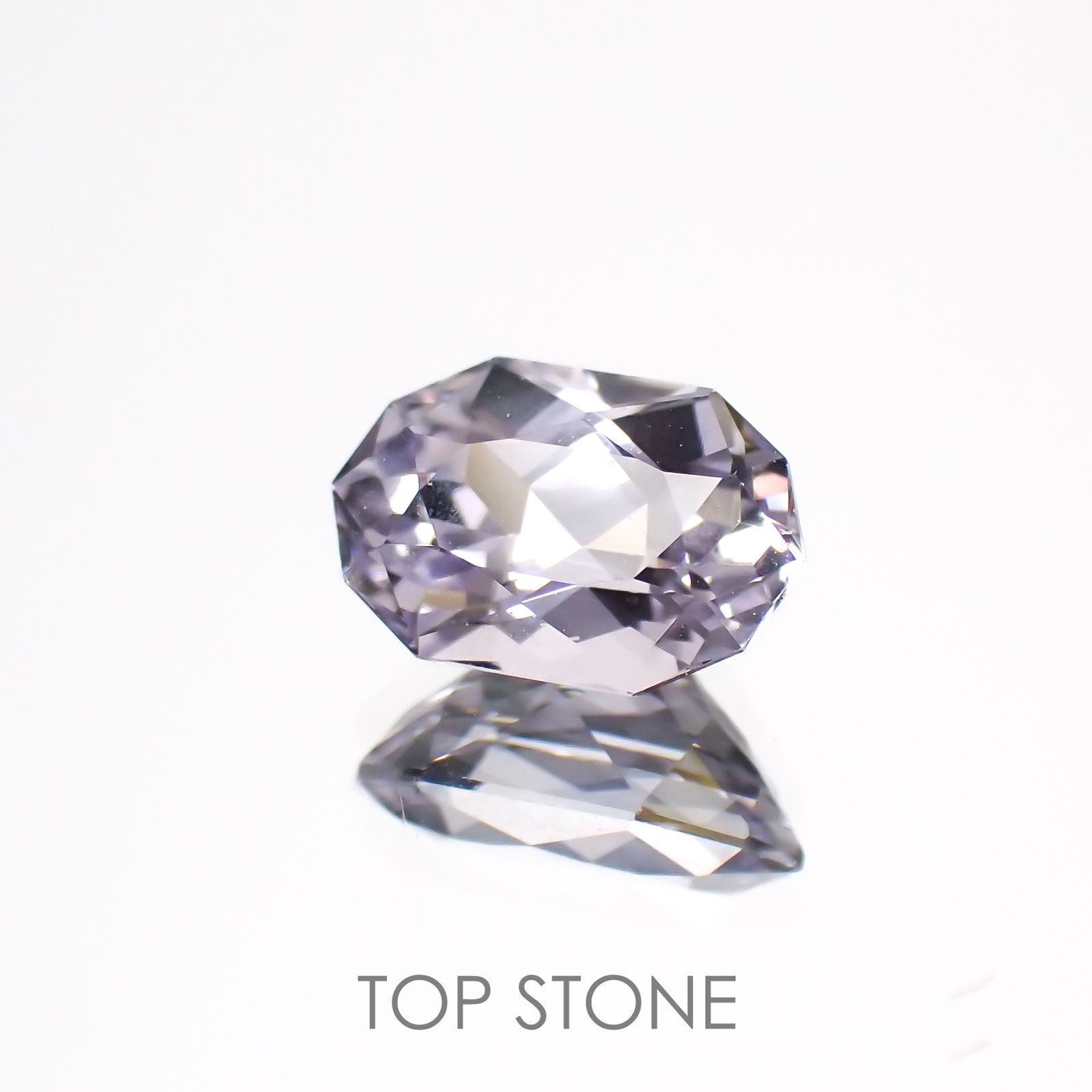 ◇カスタムカット◇アイスラベンダーサファイア(宝石名サファイア)スリランカ/マダガスカル産 1.20ct 識別済[220817478]7.7x5mm前後