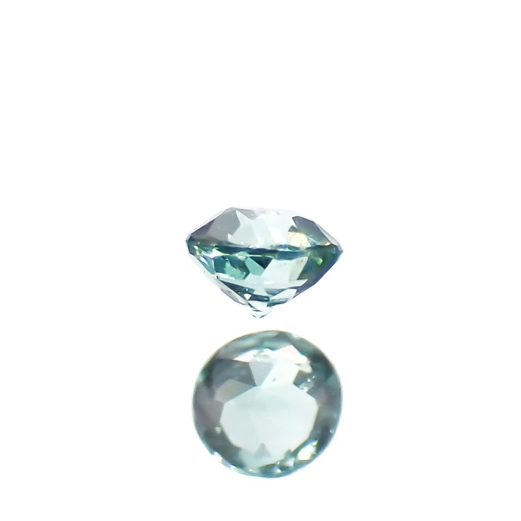 パライバトルマリン(宝石名トルマリン/別名パライバ・トルマリン)ブラジル・パライバ州バターリャ鉱山産 0.029ct 識別済[240125582]1.9x1.9mm前後